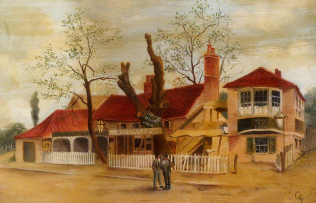 Brockley Jack pub, from an 1898 painting